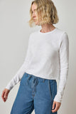 Long Sleeved Cropped Tee