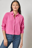 Easy Raglan Button Down | Dahlia