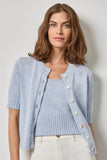 Elbow Sleeve Button Cardigan | Clearwater