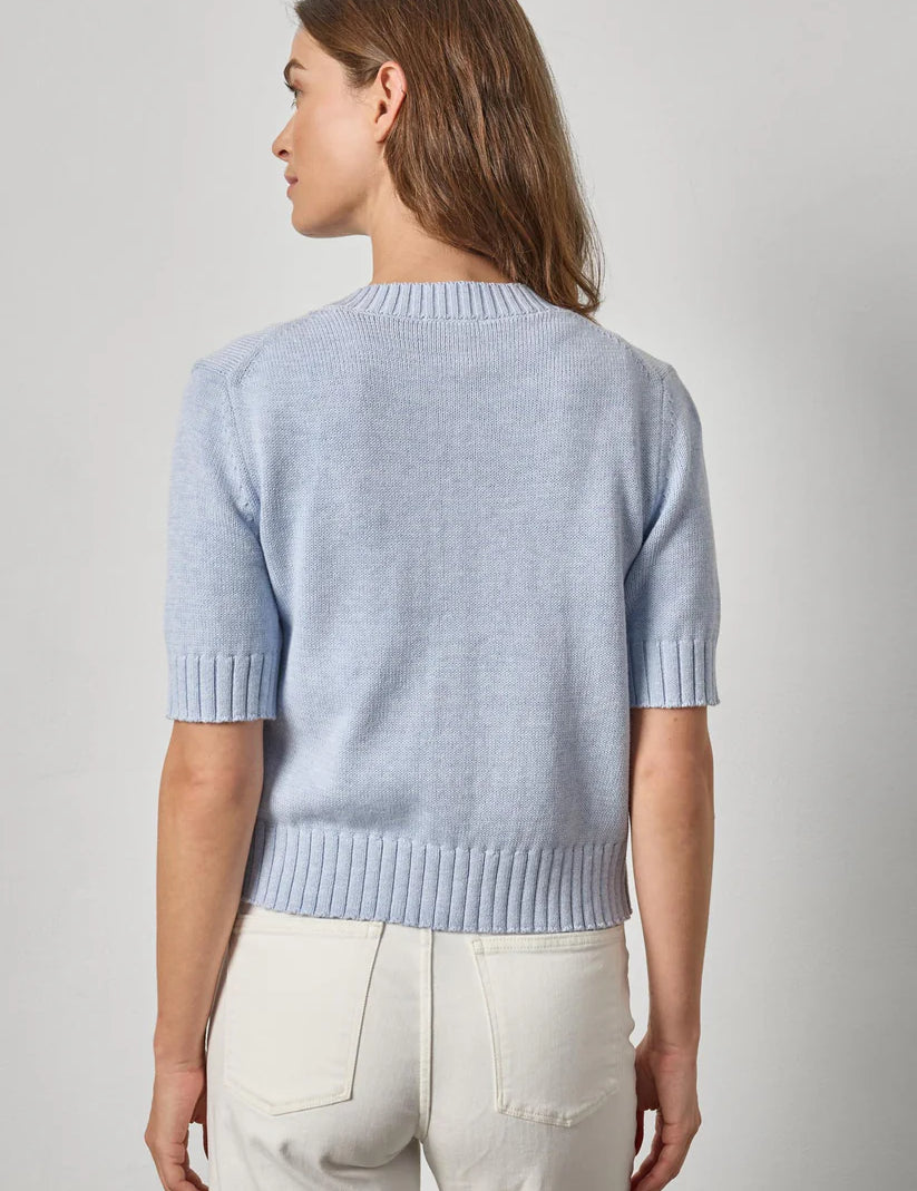 Elbow Sleeve Button Cardigan | Clearwater