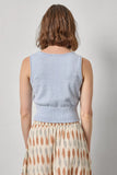 Cropped Scoop Tank Sweater
