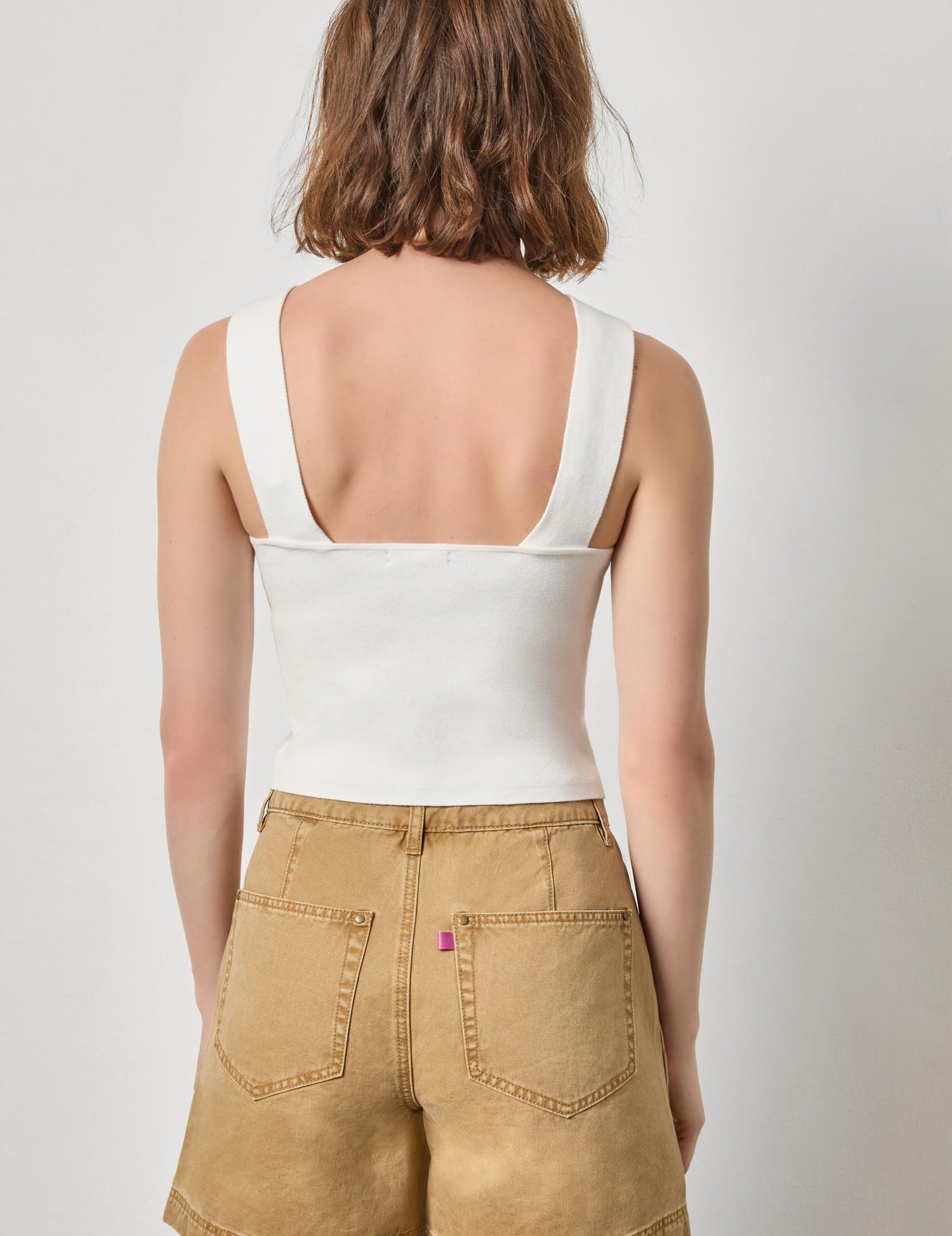 Wide Strap Knit Tank