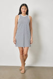 Center Seam Tank Dress | Navy Stripe