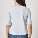 Rib Trim Elbow Split Neck | Glass