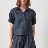 Folded Sleeve Button Down