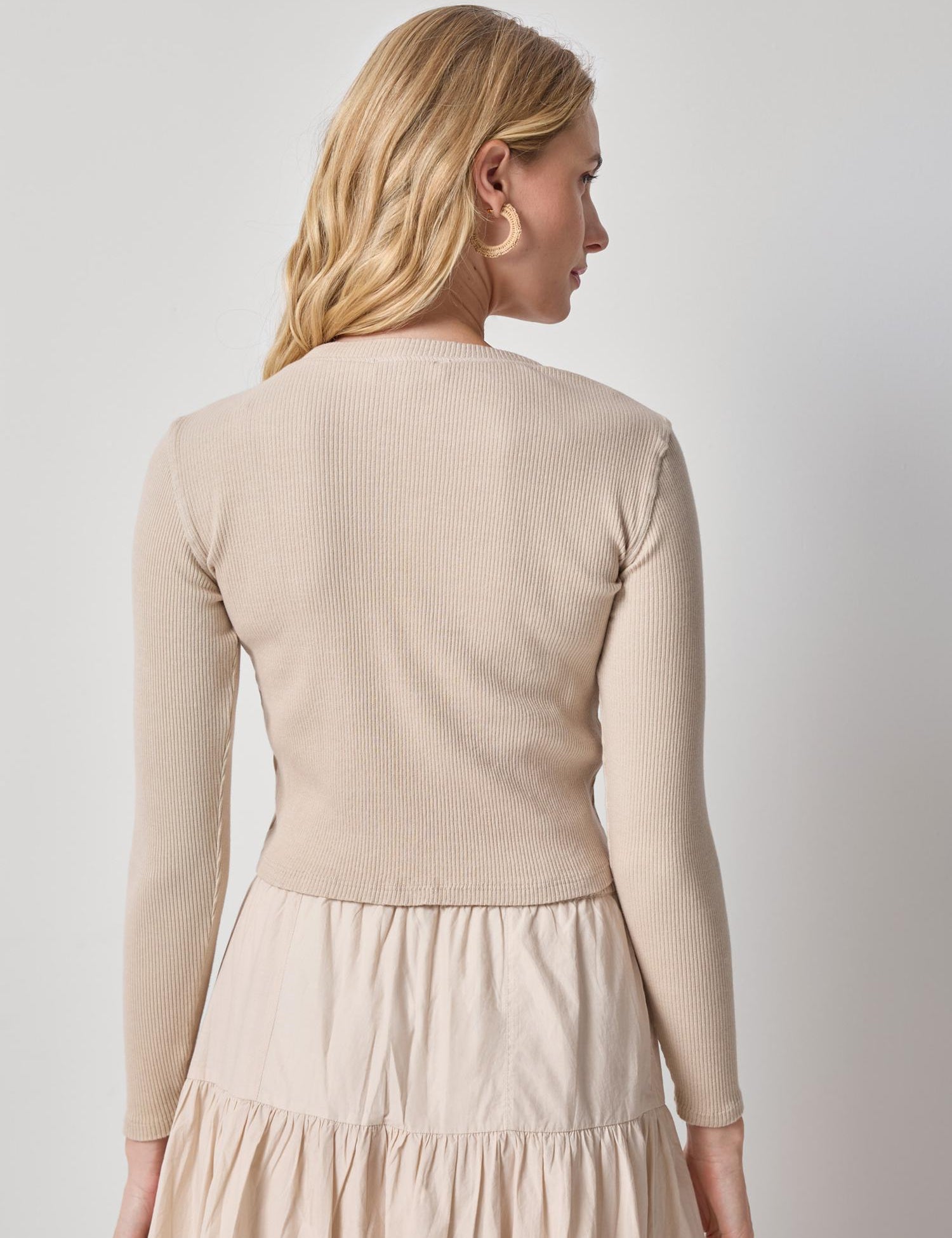 Mixed Media Cardigan