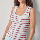 Striped Wide Strap Tank