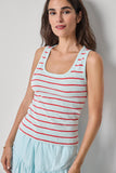 Striped Wide Strap Tank