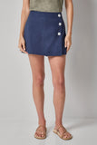 Linen Blend Skort