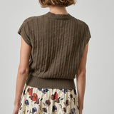 Novelty Stitch Wedge Sweater