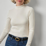 Ribbed Long Sleeve Mock | Rope