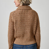 Textured Polo Sweater