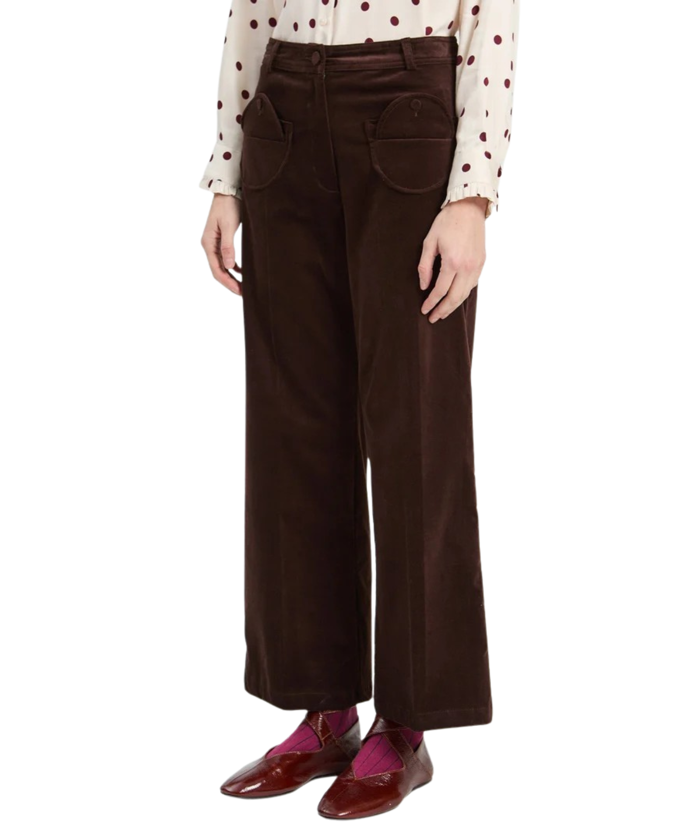 PANTALON ARI MARRON TERCIOPELO_Vilaggalo_3384026W33136A