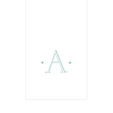 PAPER LINEN BOXED GUEST CASPARI ANTIQUE INITIAL_2901GG.A