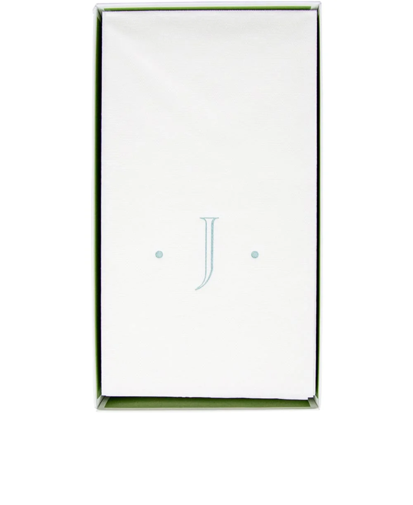 PAPER LINEN BOXED GUEST CASPARI ANTIQUE INITIAL_2901GG.J