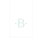 PAPER LINEN BOXED GUEST CASPARI ANTIQUE INITIAL_2901GG.B