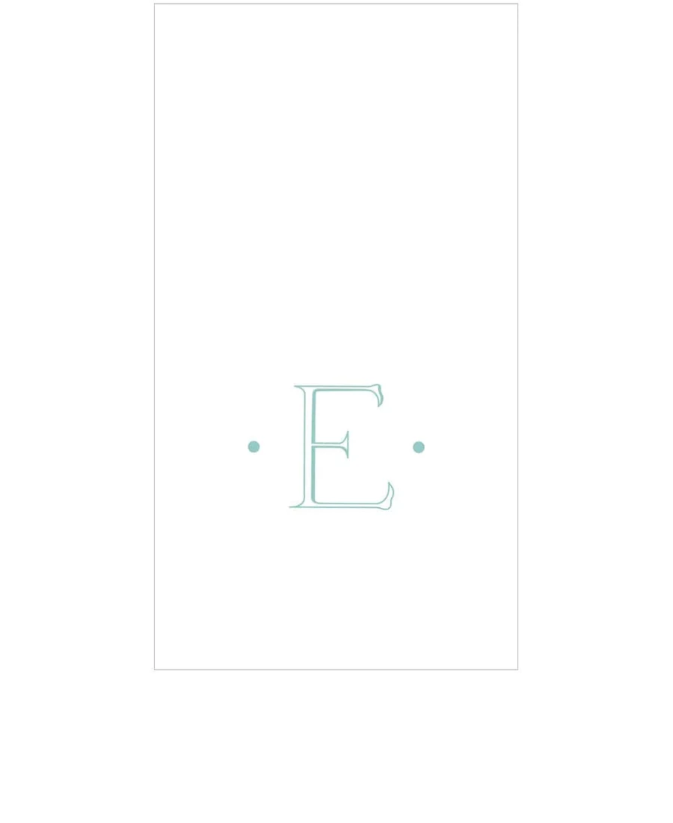 PAPER LINEN BOXED GUEST CASPARI ANTIQUE INITIAL_2901GG.E