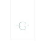 PAPER LINEN BOXED GUEST CASPARI ANTIQUE INITIAL_2901GG.G