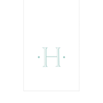 PAPER LINEN BOXED GUEST CASPARI ANTIQUE INITIAL_2901GG.H