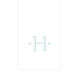 PAPER LINEN BOXED GUEST CASPARI ANTIQUE INITIAL_2901GG.H