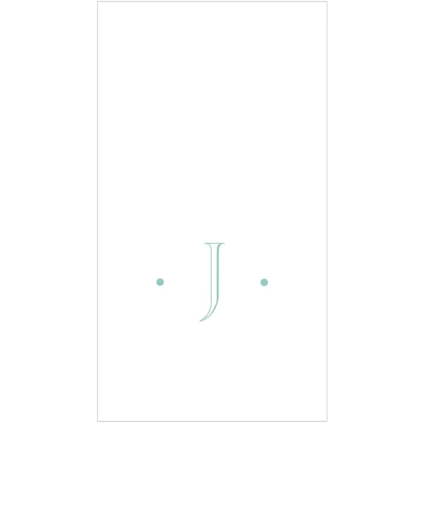 PAPER LINEN BOXED GUEST CASPARI ANTIQUE INITIAL_2901GG.J