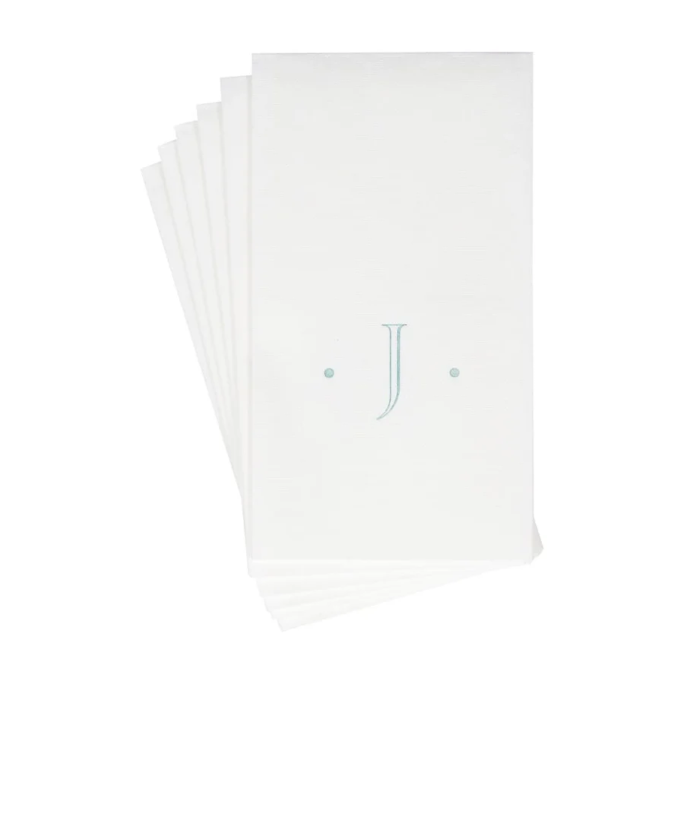 PAPER LINEN BOXED GUEST CASPARI ANTIQUE INITIAL_2901GG.J
