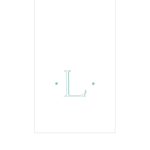PAPER LINEN BOXED GUEST CASPARI ANTIQUE INITIAL_2901GG.L