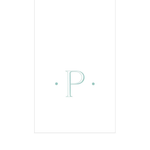 PAPER LINEN BOXED GUEST CASPARI ANTIQUE INITIAL_2901GG.P