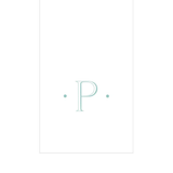 PAPER LINEN BOXED GUEST CASPARI ANTIQUE INITIAL_2901GG.P