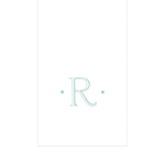 PAPER LINEN BOXED GUEST CASPARI ANTIQUE INITIAL_2901GG.R