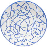 Algarve Ceramic Blue Salad Plate