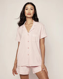 Women's Pajama Short Sleeve Set | Pink