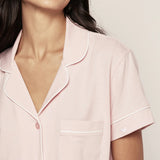 Women's Pajama Short Sleeve Set | Pink
