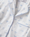Women's Pima Short Sleeve Short Pajama Set | Something Blue Bows