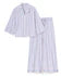 Olivia Wide Leg Pajama | Cotton PJ Vintage French Stripes