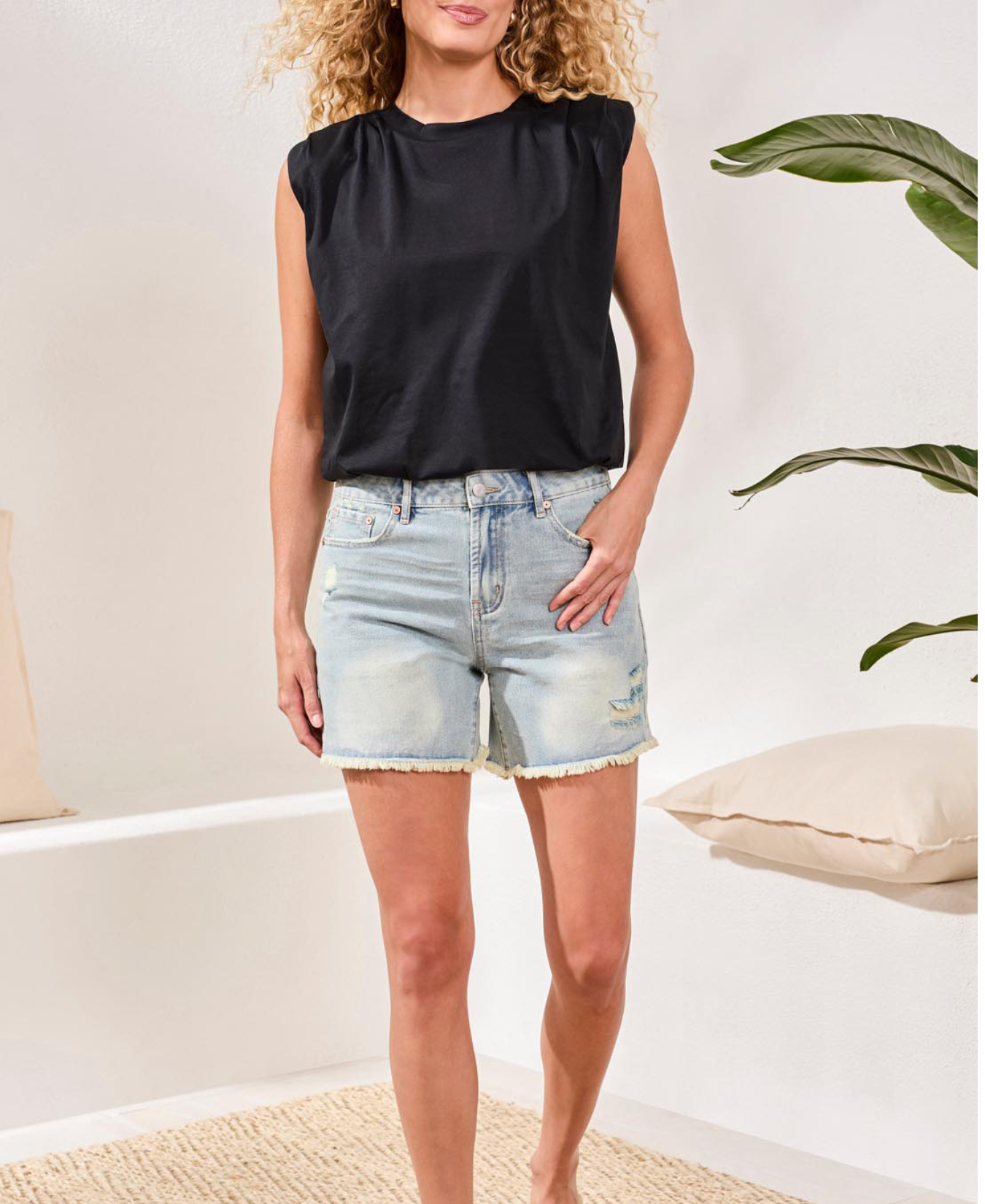 Padded Shoulder Muscle T-Shirt_Tribal_6195O-5040-0002