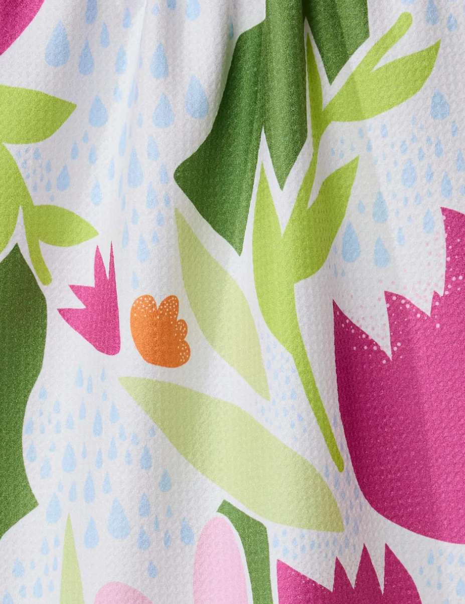 Paper Fields Tea Towel