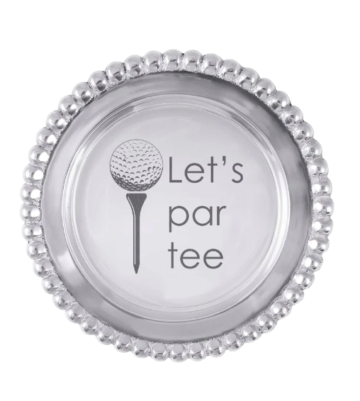 1162PT Let's Par Tee Beaded Wine