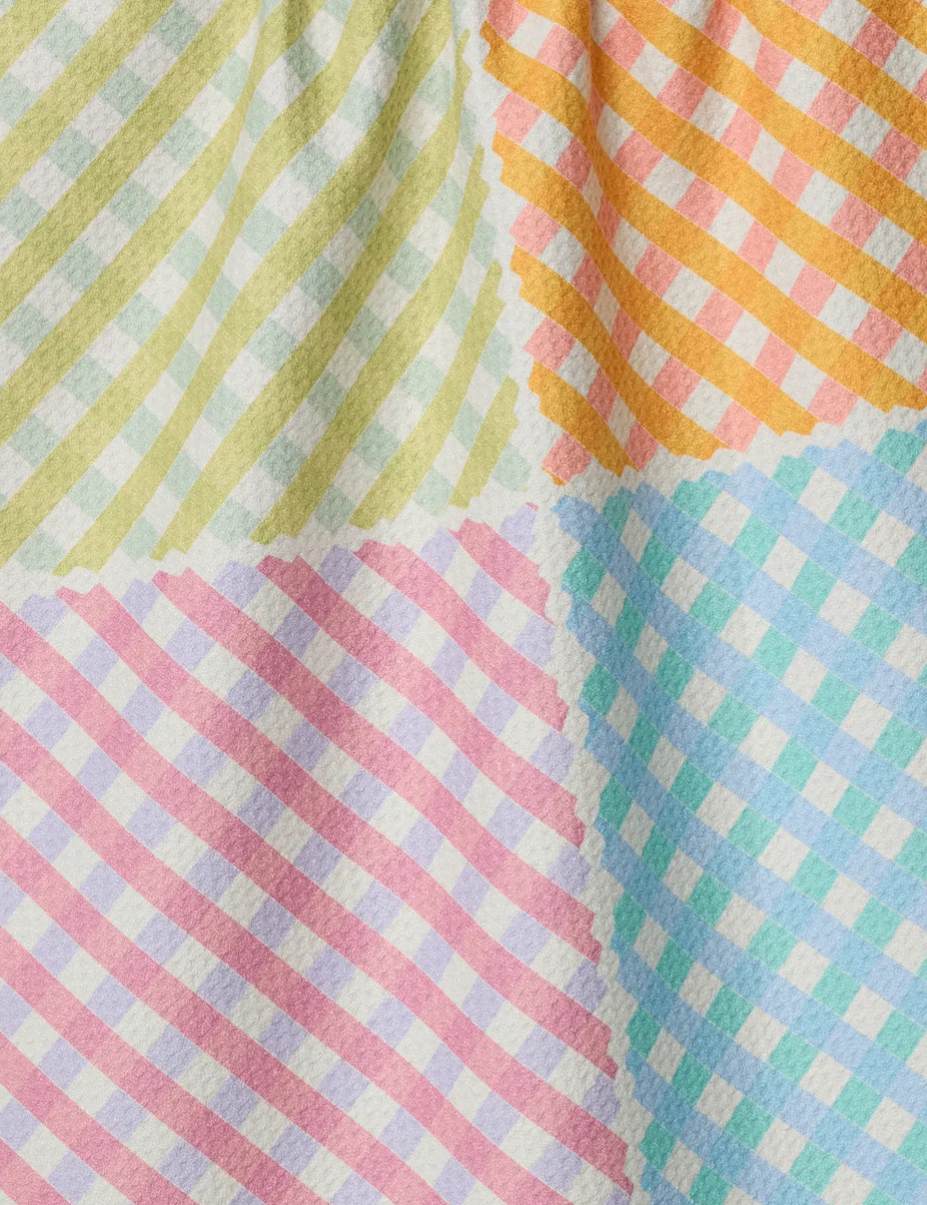 Patio Check Tea Towel