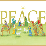 Peace Nativity Scene Boxed Christmas Cards