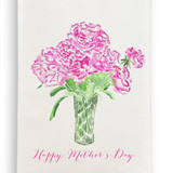 Peonies in Vase w/Happy Mother's Day