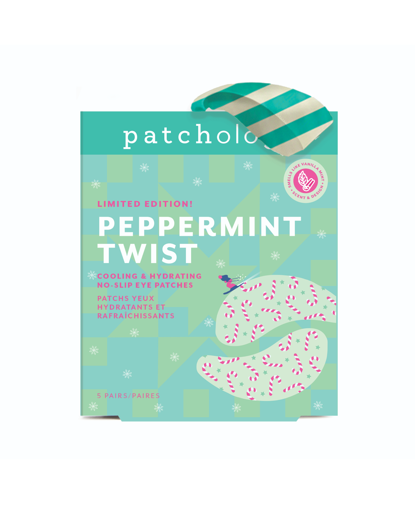 a package of patches on a white background