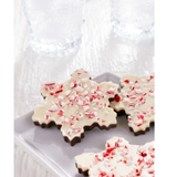 Peppermint Bark Snowflake 3pc Bag - Saxon Chocolates - 32224