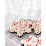 Peppermint Bark Snowflake Box (12 pcs.) - Saxon Chocolates - 32222