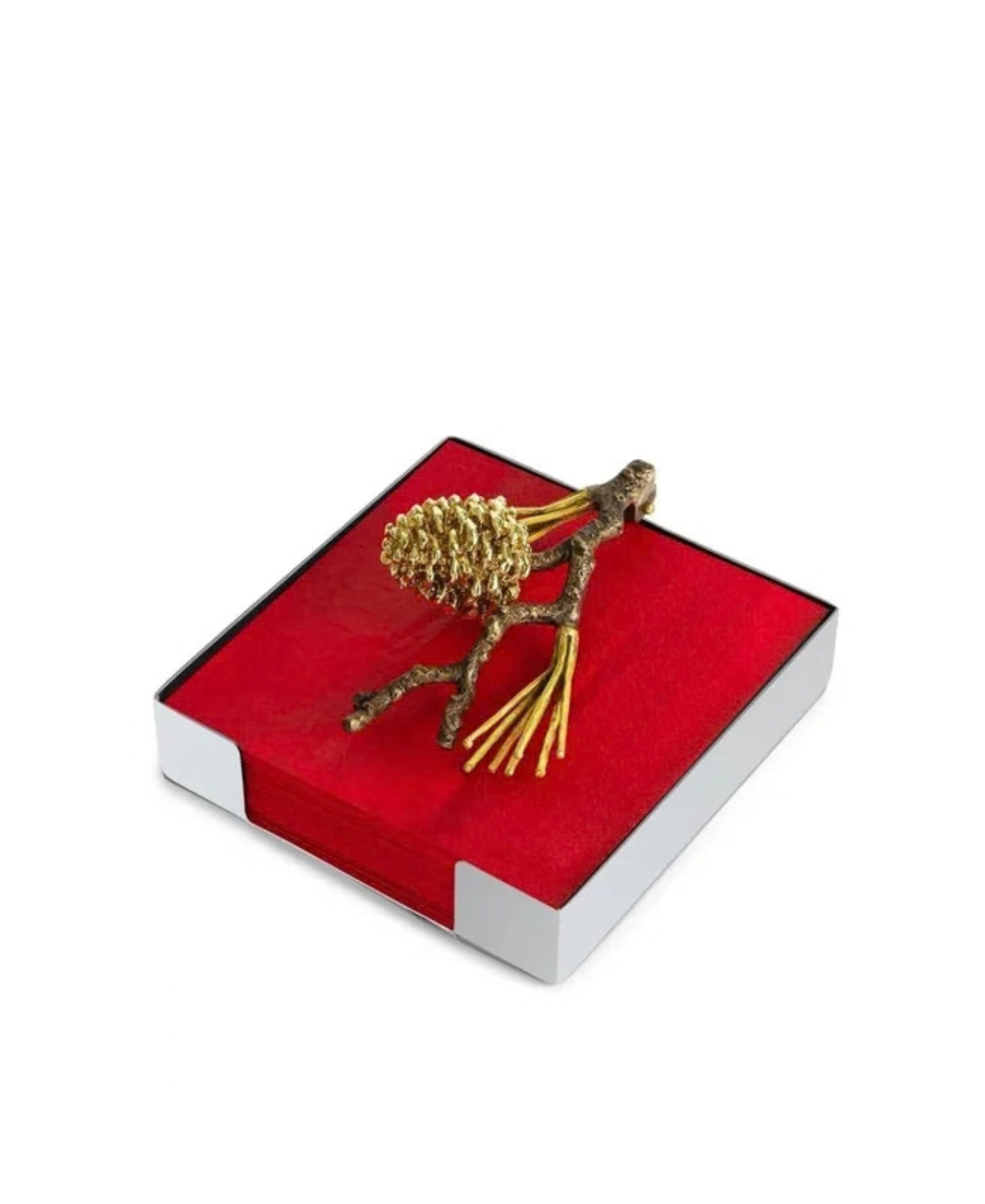 Pine Cone Cocktail Napkin Holder-MichaelAram-110244