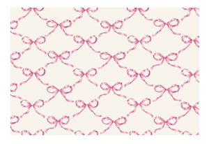 Pink Lattice Placemats