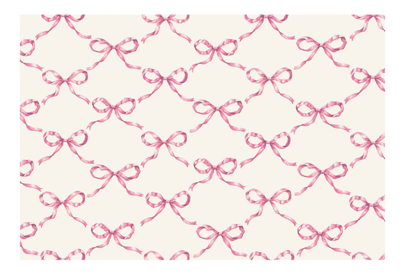 Pink Lattice Placemats