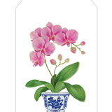 Pink Orchid gift tag
