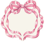 Pink Bow Die-Cut Placemat_Hester&Cook_KP1706