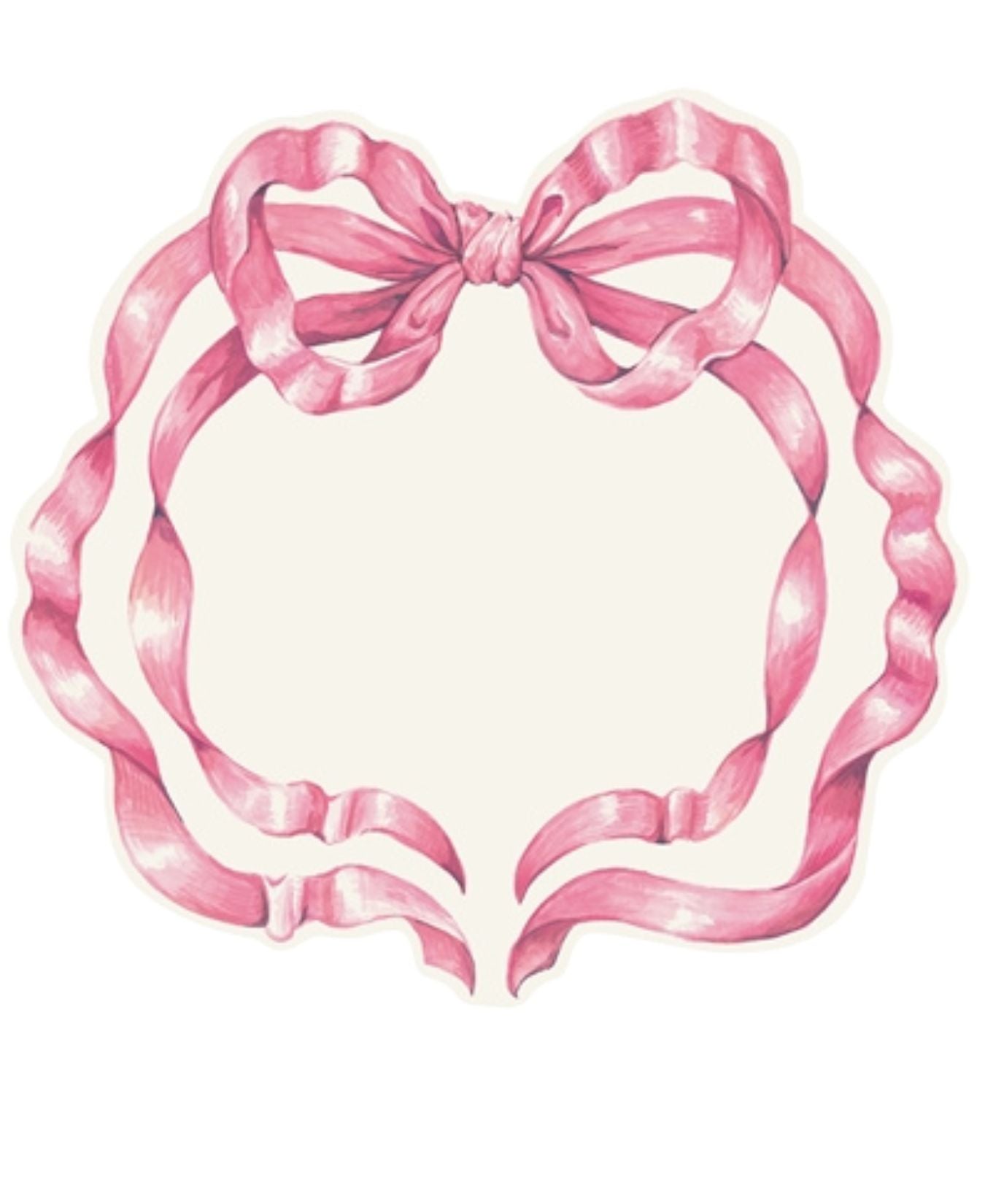 Pink Bow Die-Cut Placemat_Hester&Cook_KP1706